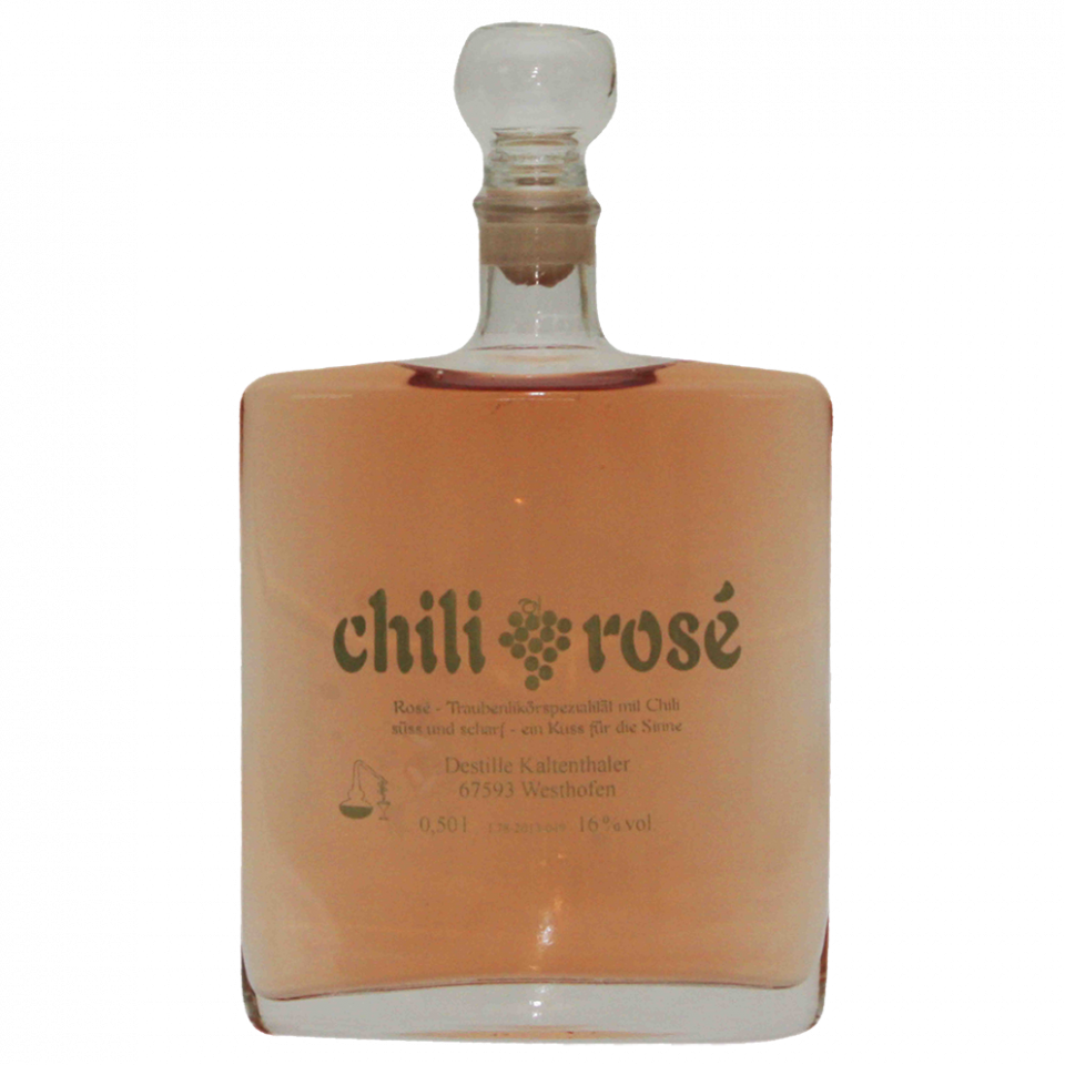 Chili Rosé - Traubenlikör mit Chili 0.5L 16%vol