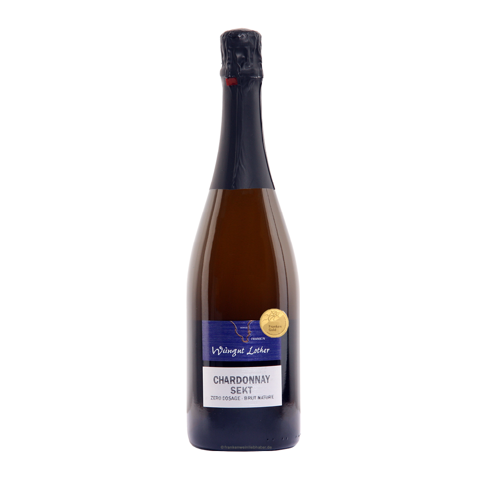 Wipfelder Zehntgraf Chardonnay Sekt b. A. brut nature